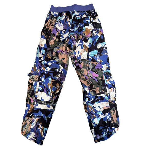 Free People FP Movement Camo Cargo Pants, Violet Splendor, M - Picture 5 of 8